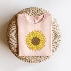 Sunflower Machine Embroidery Design