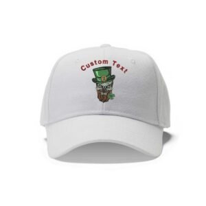 Shamrock Skull Embroidery Pattern For St Patrick's Day