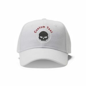 Halloween Embroidery Pattern With Skull Monogram