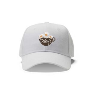 Kitchen Cup Embroidery Pattern - Daisy Coffee