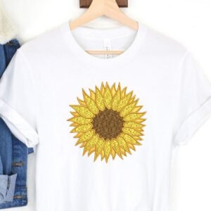 Sunflower Machine Embroidery Design