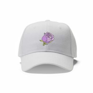 Flower Machine Embroidery Design Purple Tulip Pattern