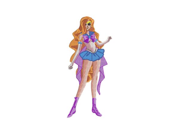 Princess Anna Machine Embroidery Pattern