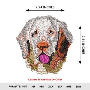 Pet Lover's Zelda Humph Dog Embroidery Pattern