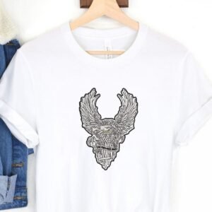 Flying Eagle Machine Embroidery Pattern