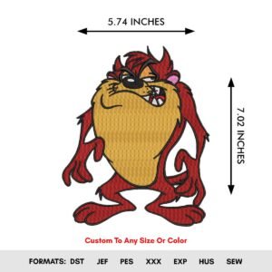 Looney Tune Dog Machine Embroidery Pattern