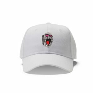 Monkey Head Animal Machine Embroidery Pattern