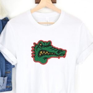 Alligator Machine Embroidery Pattern, Crocodile Embroidery Design