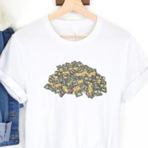 Dollar Notes Money Piles Embroidery Design