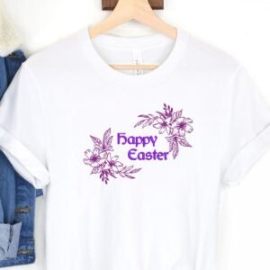 Easter Floral Monogram Machine Embroidery Pattern