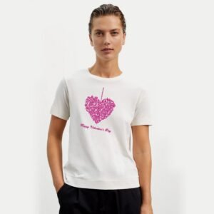 Happy Valentine's Day Heart Embroidery Pattern