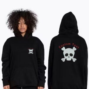 Halloween Embroidery Pattern With Skull Monogram