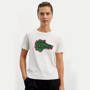 Alligator Machine Embroidery Pattern, Crocodile Embroidery Design