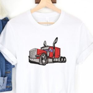 Peterbilt Cab Machine Embroidery Pattern