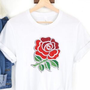 Red Rose Flower Machine Embroidery Pattern