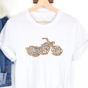 Bike Embroidery Pattern, Motorcycle Machine Embroidery