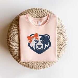 Machine Embroidery Design Of Grizzlies Bears, Wild Animals