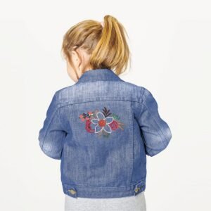 Daisy Bouquet Machine Embroidery Pattern, Pastel Flower Design