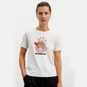 Cute Valentine Bear Machine Embroidery Pattern