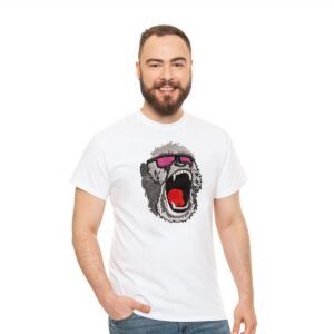 Monkey Head Animal Machine Embroidery Pattern