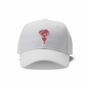 Flower Bouquet Vase Machine Embroidery Design