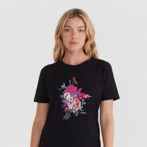 Flowers Bouquet Machine Embroidery Pattern