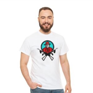 Capones Gun Embroidery Pattern Crossed Rifles