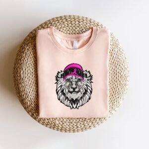 Lion Head Machine Embroidery Pattern Jungle Lovers Wildlife Animal