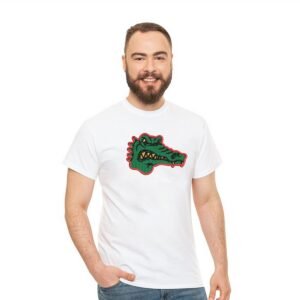 Alligator Machine Embroidery Pattern, Crocodile Embroidery Design