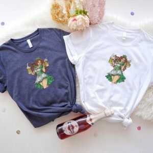 St Patrick's Day Beer Lady Embroidery Pattern