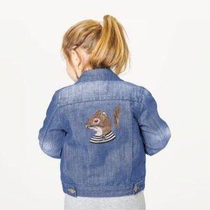 Cute Squirrel Chipmunk Machine Embroidery Pattern