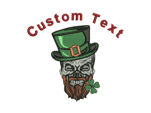 Patrick's day Skull